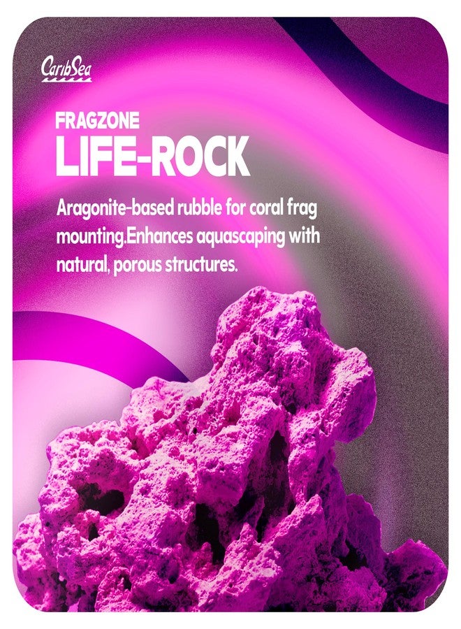 كاريب سي منطقة تفتيت الصخور من كاريبسي لايف - 2.25 رطل - قواعد تثبيت طبيعية مصنوعة من الأراغونيت لأحواض الشعاب المرجانية - مثالية لنمو تفتيت المرجان - تدعم التصاق المرجان بشكل صحي - Image 2