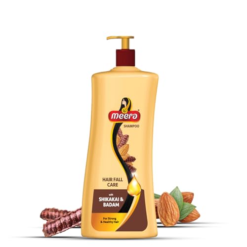 Meera Hairfall Care Shampoo with Shikakai and Badam (Acacia and Almond) 340 milliliter - Image 1