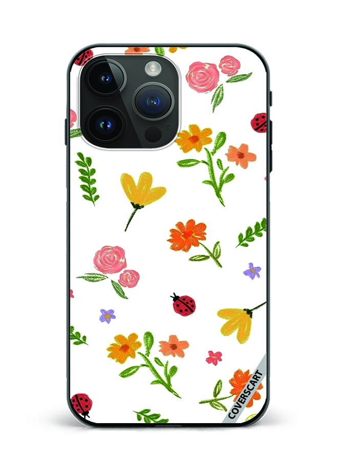 COVERSCART Protective Case Cover For Apple iPhone 12 Pro Max Flowers Design Multicolour