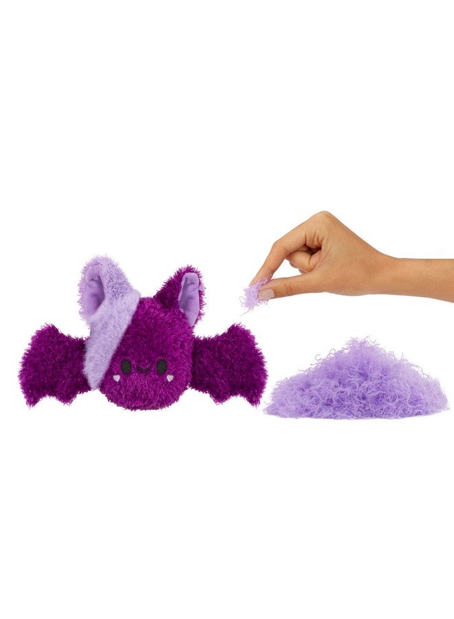 Fluffie Stuffiez Halloween Bat Small Collectible Feature Plush, Surprise Reveal Unboxing with Huggable ASMR Fidget DIY Fluff Pulling, Ultra Soft - Image 2