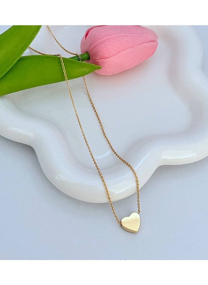 TB Women's necklace temperament is simple, light luxury, niche design metal necklace  - Image 3