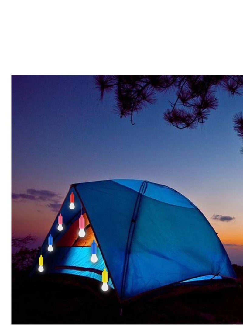 KASTWAVE 8 حزمة من لمبات LED بسلك سحب، لمبات مضيئة محمولة، مناسبة للمهرجانات، الزفاف، التخييم، الشواء، حفلات الحدائق - Image 4