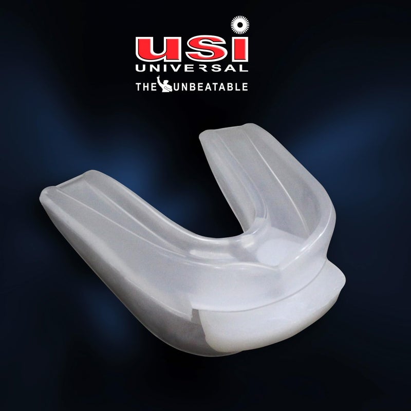 USI UNIVERSAL THE UNBEATABLE Mouth Guard, MGS Mouth Guard Shield Case Teeth Grinding Boxing MMA Sports, Special for Sports Karate, Football, Mastial Arts, Rugby, Soccer (Pack of 2 Pcs.) - Image 4