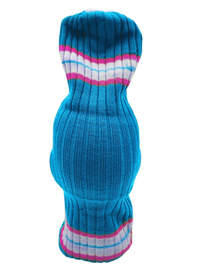 Kidbee New Born Baby Boy's & Baby Girl's Woolen Monkey Cap (in, Age, 0 Months, 6 Months, 318-LightBlue) - Image 5