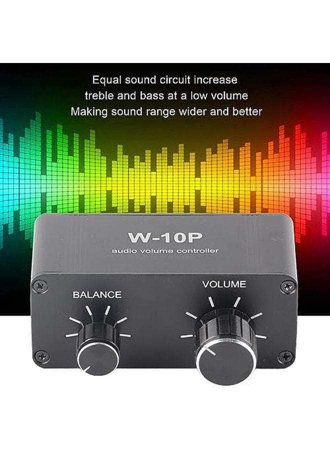 Stereo Switch Box Preamplifier Fader with Volume Control for DVD CD Audio Lossless Circuit - Image 5