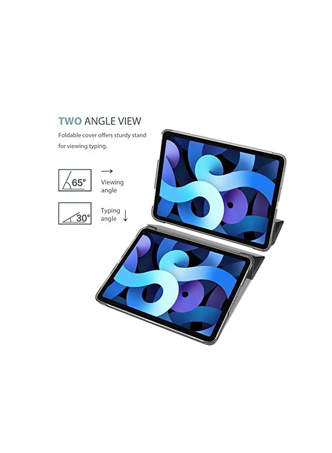 Procases iPad Air 5th Generation Case 2022 / iPad Air 4th 2020 Case 10.9 Inch, Slim Stand Hard Back Shell Protective Smart Cover for iPad Air 5th A2589 A2591/ Air 4th Gen A2316 A2324 –Grey - Image 5