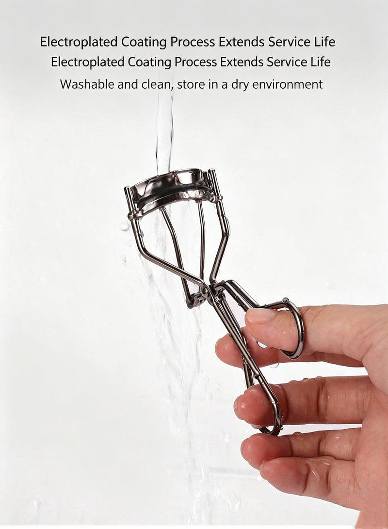 Wide Angle Eyelash Curler No-Pinch Lash Curling Tool Professional Eye Makeup Kit - Image 5