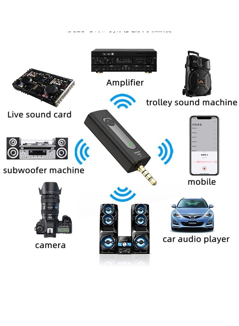 جينيكست ميكروفون لاسلكي لتسجيل الميكروفون K35 2.4 جيجا هرتز إلغاء الضوضاء الذكي الصغير المحمول Lavalier Mic عند البث المباشر للهاتف المحمول الذي يعمل بنظام Android 3.5 مللي متر - Image 4