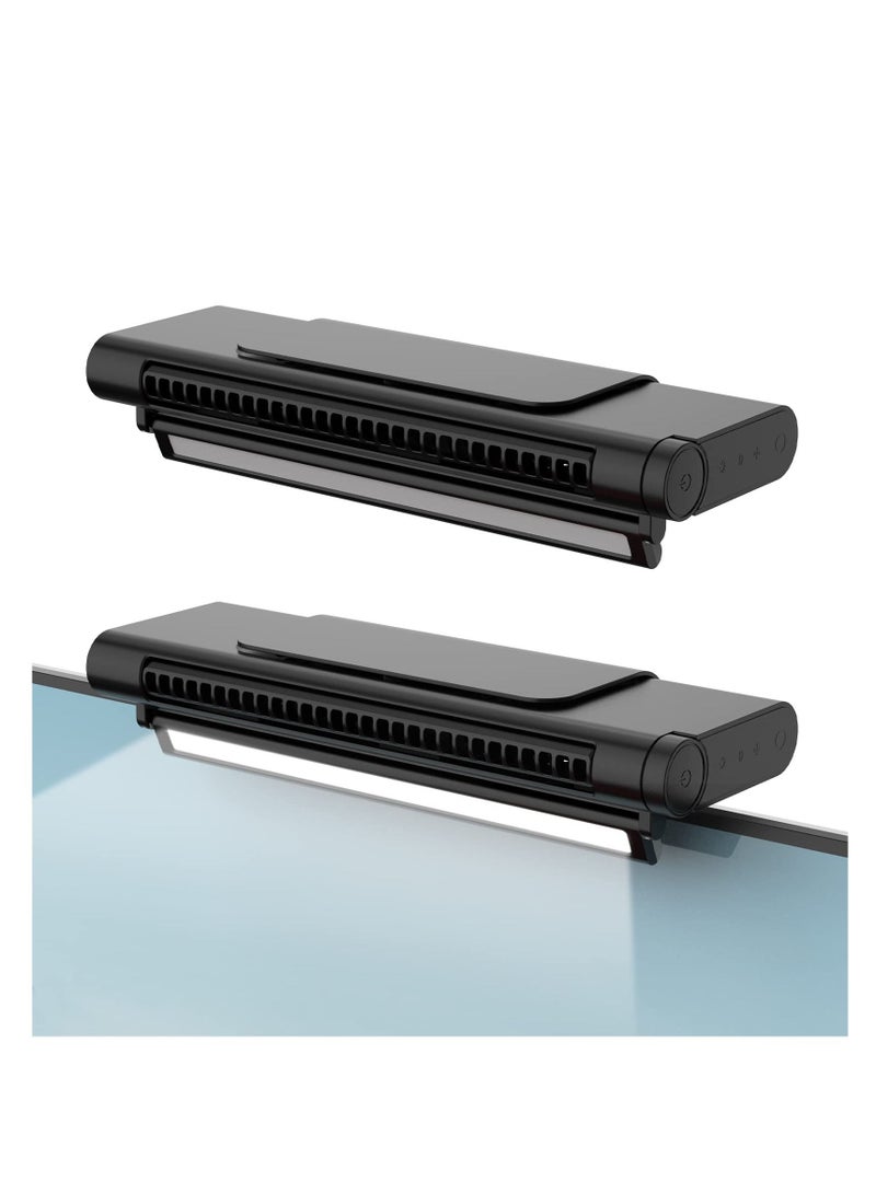 Excefore Monitor Light Bar, Screen Light Bar with Cooling Fan, Screenbar Monitor USB Powered LED Light Eye Care Reading Task Lamp for Desk Gaming Home Office - Image 1