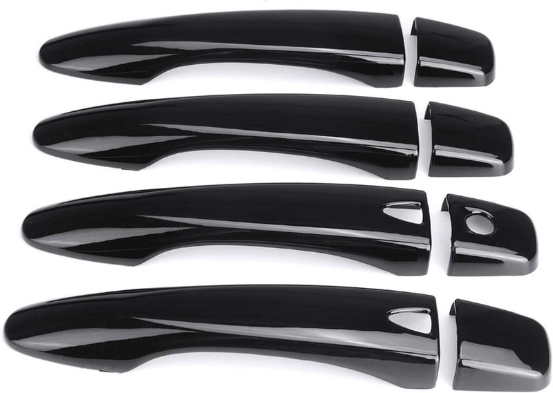QASULER Glossy Black Door Handle Covers for Nissan Maxima - Image 1