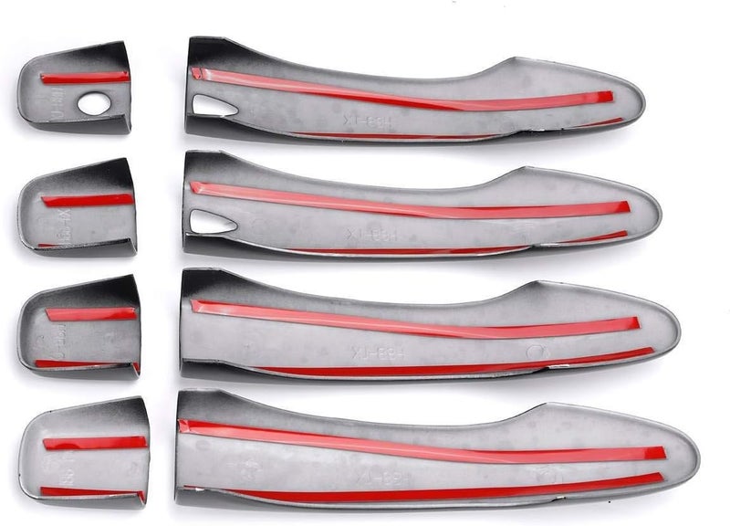 QASULER Glossy Black Door Handle Covers for Nissan Maxima - Image 2