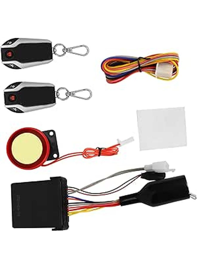 Motorcycle Alarm System Kit With Remote Engine Start Shutoff Automatic Lock Unlock Dual Mode Anti Theft Security For ATV Vehicles - Image 1