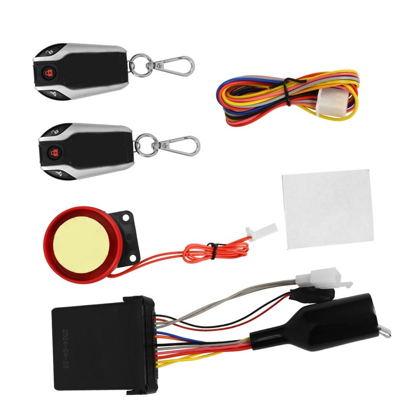 Motorcycle Alarm System Kit With Remote Engine Start Shutoff Automatic Lock Unlock Dual Mode Anti Theft Security For ATV Vehicles - Image 2