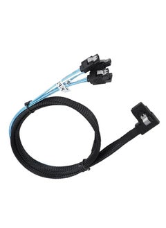 Thoraya Cabledeconn MINI SAS 36P Flat Elbow Angled 90 Degree to 4*SATA Server Transmission Cable  - Image 2