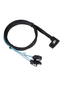 Thoraya Cabledeconn MINI SAS 36P Flat Elbow Angled 90 Degree to 4*SATA Server Transmission Cable  - Image 4