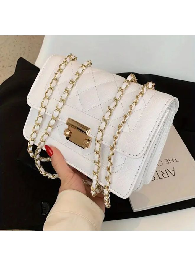 Red Adjustable Handbag Chain Strap With Sturdy Clasp For Crossbody Bag DIY - Image 2