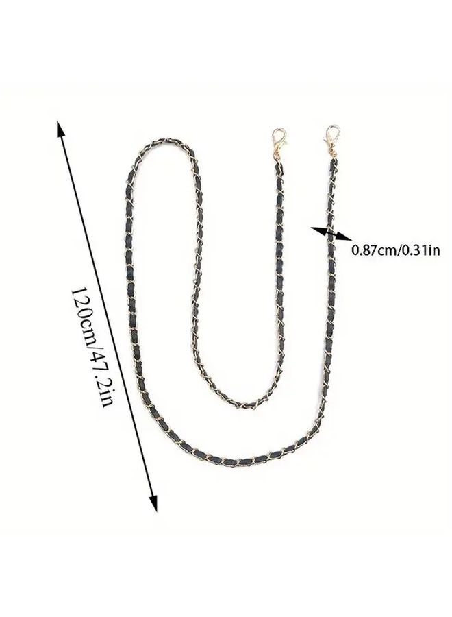 Red Adjustable Handbag Chain Strap With Sturdy Clasp For Crossbody Bag DIY - Image 5