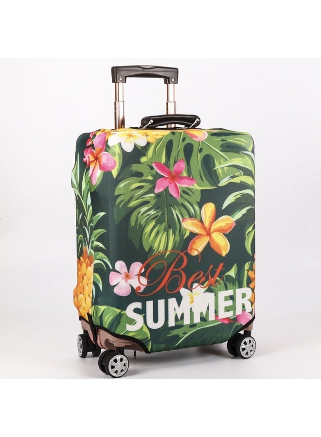 Travel Luggage Cover, Elastic Baggage Suitcase Protector Skins with Double Opening, Washable Stretch Anti-scratch Zippered Luggage Protector Fits for 22-24 Inch Luggage - Image 1
