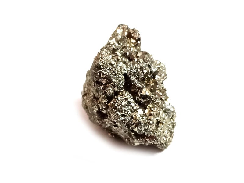 MADHAV CRYSTAL Golden Pyrite Stone 50 Gm Rough Wealth Stone Prosperity Money Good Luck  - Image 4