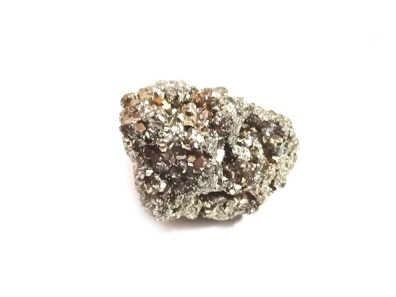 MADHAV CRYSTAL Golden Pyrite Stone 50 Gm Rough Wealth Stone Prosperity Money Good Luck  - Image 1