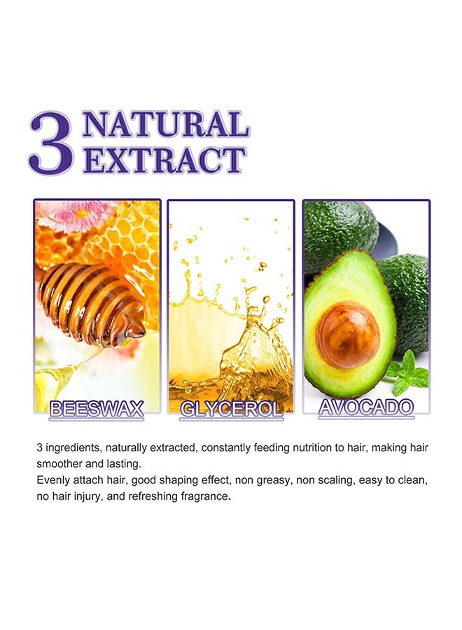 EELHOE Hair Wax Stick Shattering Hair Finishing Hair Wax Stick Shaping Shattering Hair Finishing Cream Small Shattered Hair Hair Finishing - Image 2