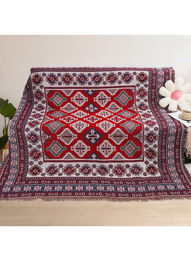 Bluejw Picnic Blanket Ethnic Style Camping Multi-functional Thread Blanket Customizable Sofa Blanket Sofa Towel Cover Blanket Camping Mat Picnic Mat - Image 1