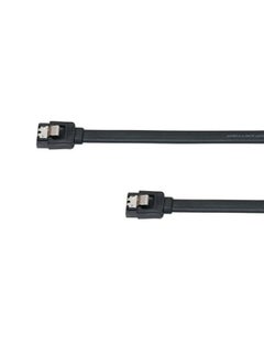 Generic SATA data cable, 35 cm long, for computer, black  - Image 2