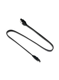 Generic SATA data cable, 35 cm long, for computer, black  - Image 3