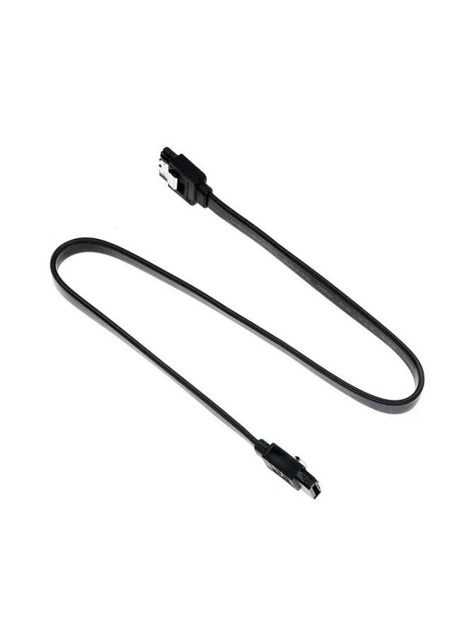 Generic SATA data cable, 35 cm long, for computer, black  - Image 3