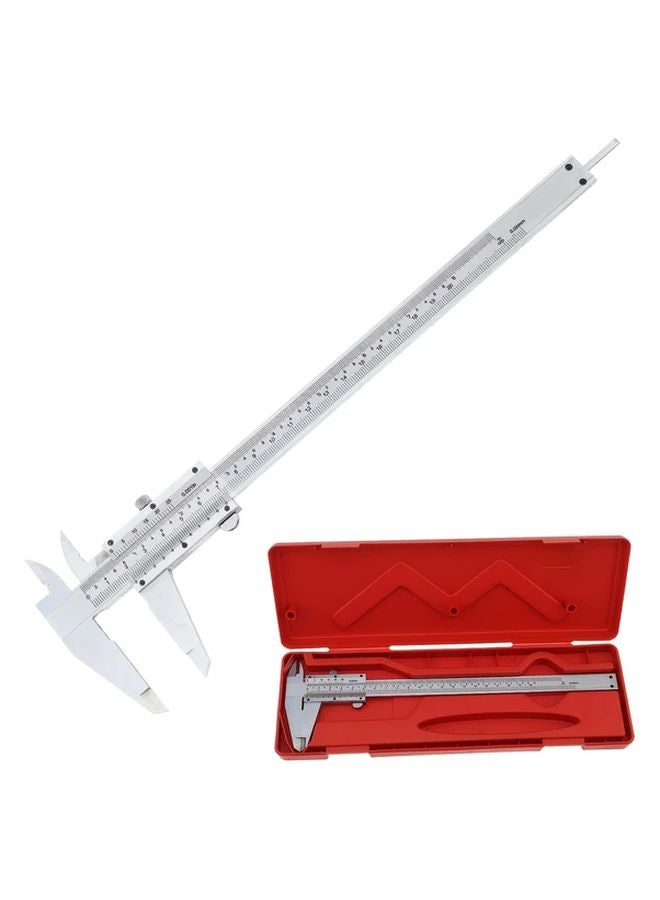 200mm Carbon Steel Vernier Caliper Dual Scale Metric Imperial 0 02mm Resolution - Image 1
