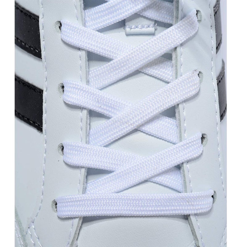 Curtual Wide Flat Athletic Shoelaces with Wide Shoelaces Flat Shoe Laces [2 Pairs] [6 Color][8 Size] for Sneakers and Shoes (40" inches (102 cm), White) - Image 5