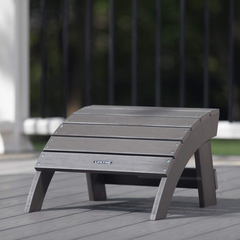 Lifetime 60291 Adirondack Ottoman, Shale Stone - Image 3