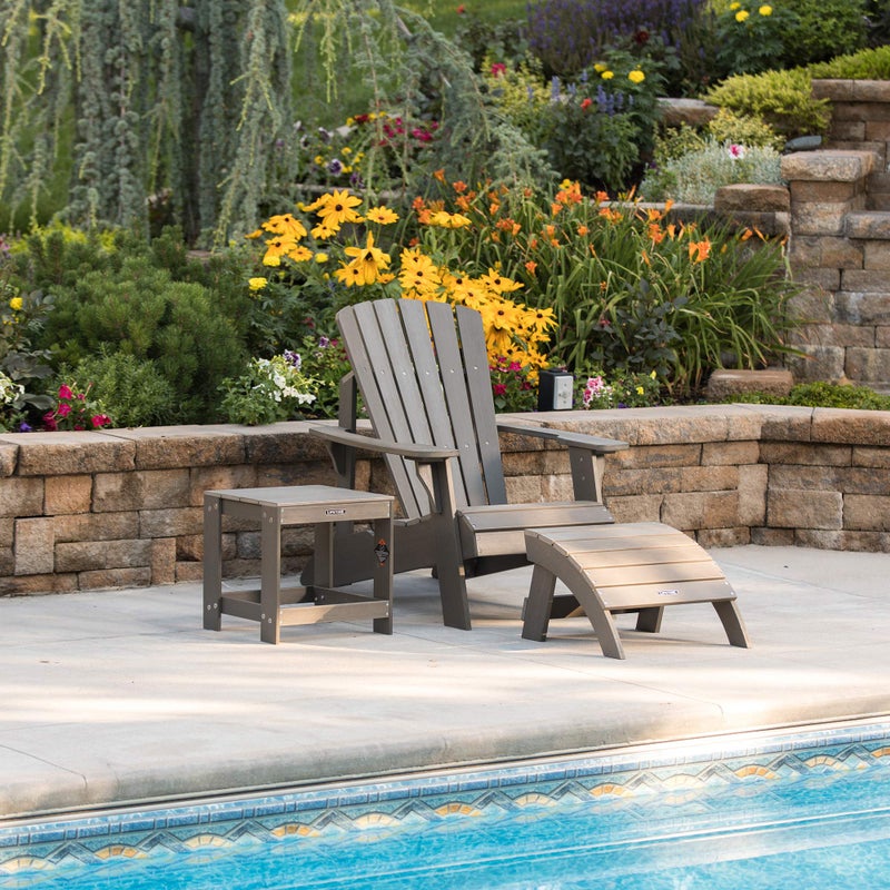 Lifetime 60291 Adirondack Ottoman, Shale Stone - Image 5