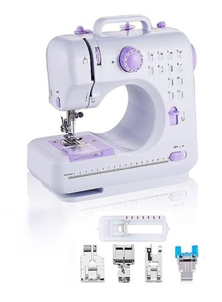 Electrical Sewing Machine Portable Mini Electric Sewing Machine for beginners 12 Built-in Stitches 2 Speed with Foot Pedal，Light, Storage Drawer - pzsku/ZDAFFC2752C8D8893EC03Z/45/_/1691120171/f7220a4c-c0fc-48fa-9d39-439479c8172e