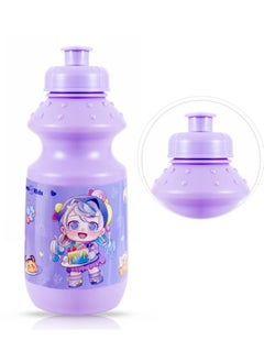 Nova kids Lunch Box, Water Bottle With Lunch Bag - Cute Kids - Purple  - Image 3