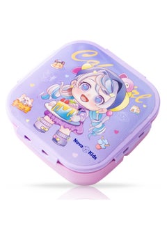 Nova kids Lunch Box, Water Bottle With Lunch Bag - Cute Kids - Purple  - Image 5