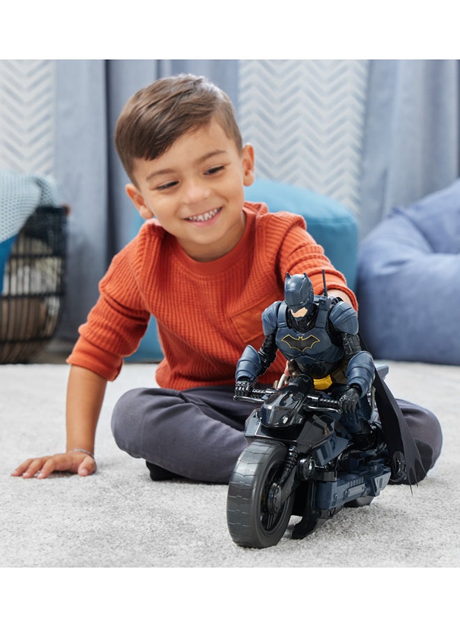 SPIN MASTER 12 بوصة DC Comics، مغامرات باتمان، مركبة باتسايكل - Image 5