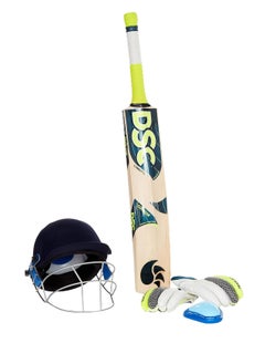 DSC Premium Complete Kit With Helmet Cricket Kit | Right Hand | Kit for Men | Polyvinyl Chloride | Adult | Size 4  - Image 2