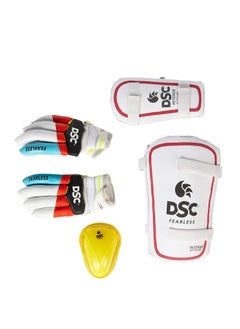 DSC Premium Complete Kit With Helmet Cricket Kit | Right Hand | Kit for Men | Polyvinyl Chloride | Adult | Size 4  - Image 4