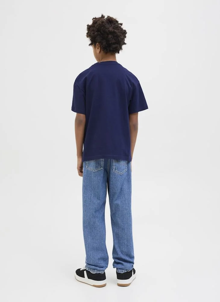Jack & Jones Junior Youth Logo Crew Neck T-Shirt