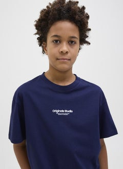 Jack & Jones Junior Youth Logo Crew Neck T-Shirt  - Image 3