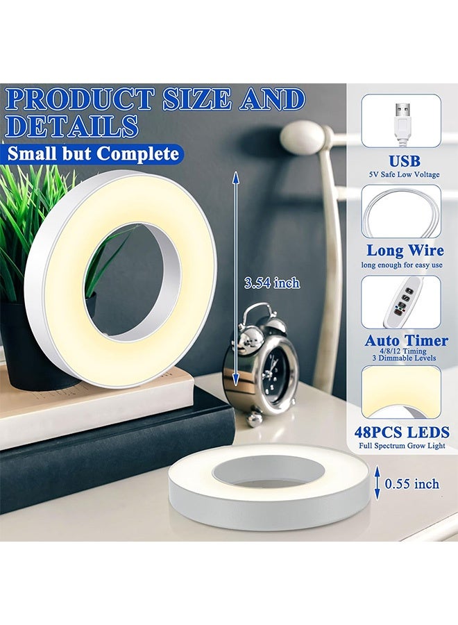 كوانتوم إنبات الضوء للنباتات الداخلية، 96 مصباح كامل الطيف للنباتات الهالة، 3 أنماط الإضاءة للنباتات الصغيرة العصارة - Image 2