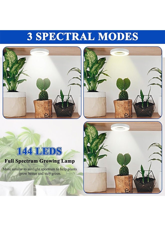 كوانتوم إنبات الضوء للنباتات الداخلية، 96 مصباح كامل الطيف للنباتات الهالة، 3 أنماط الإضاءة للنباتات الصغيرة العصارة - Image 5