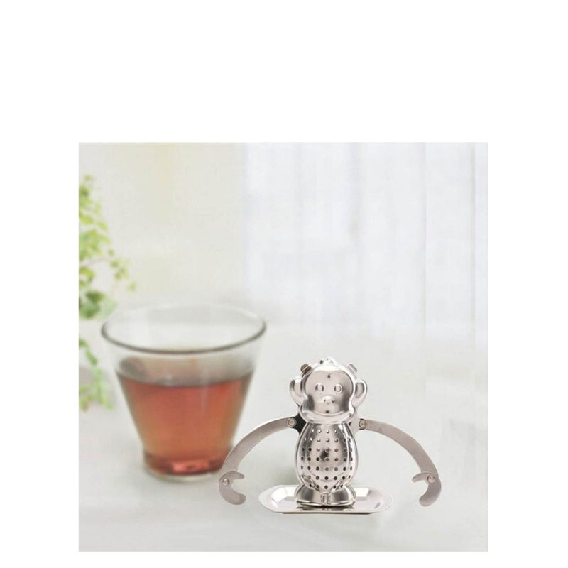 SOLARAE 2pcs Stainless Steel Tea Strainer Silicone Tea Infuser Stainless Tea Kettle Metal Tea Strainer Stainless Steel Coffee Infuser Fine Mesh Tea Strainer Rubber Tea Infuser Tea Leaker - Image 5