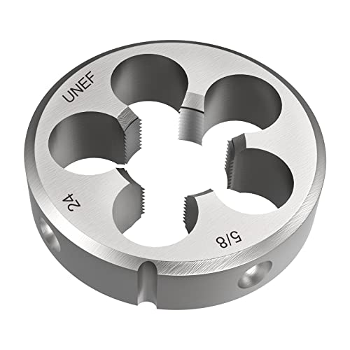 S-Union New 5/8"-24 UNEF Tap and Die Set, UNEF Machine Thread Right Hand Tap and UNEF Round Thread Die - Image 2