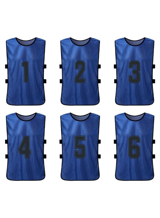 NIBEMINENT 6-Piece Quick Drying Scrimmage Practice Vest Set 32 x 55cm - Image 2