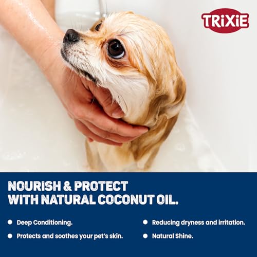 Trixie Natural Coconut Oil Dog Shampoo, Treats Skin Dryness and Makes Coat Fluffy and Smooth Gives Conditioning and Maximum Protection to The Coat – 250ml - Image 3