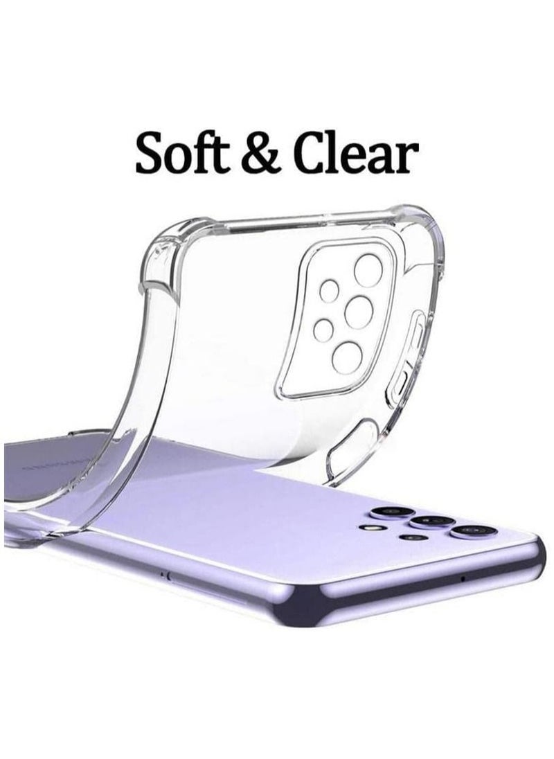 Gravity Samsung Galaxy A23 Clear Cover Case soft TPU Transparent Silicone Gel Back Protective Case shock Absorbent Reinforced Corner - Image 2