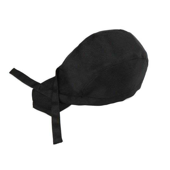 Pirate Chef Cap with Streamer Unisex Work Hat Wine red  - Image 5