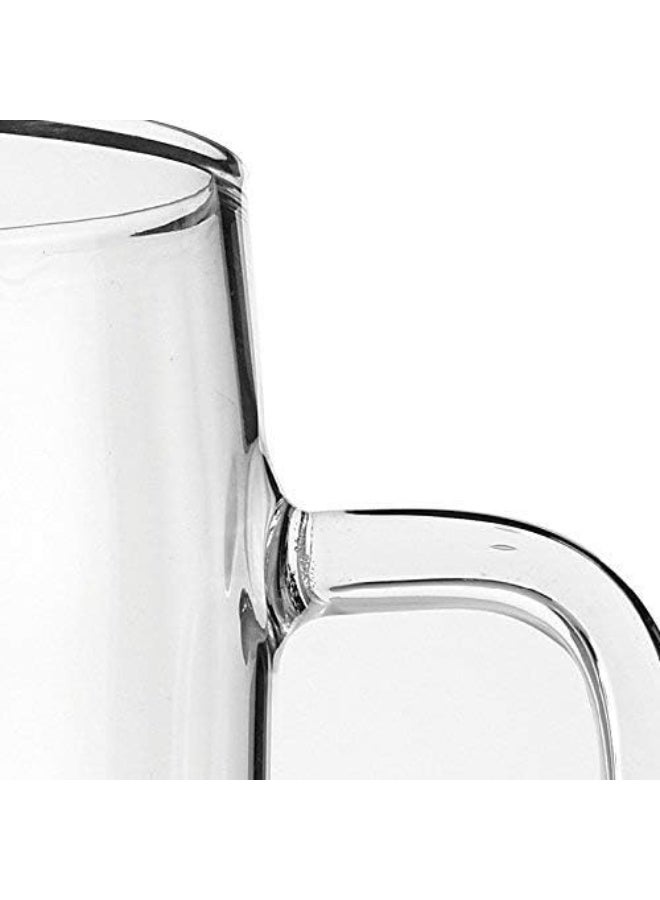 إبريق زجاجي سعة 1.5 لتر مع غطاء، إبريق ماء ساخن وبارد، إبريق مشروبات عصير وشاي مثلج - Image 5